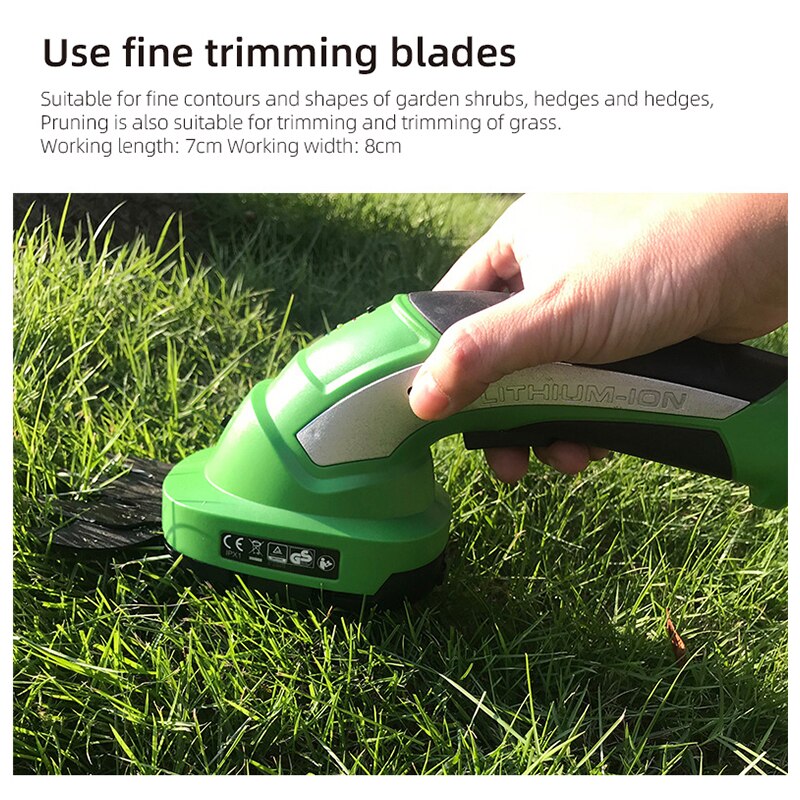Cordless Grass Shear lectric Hedge Trimmer 2 in 1 Rechargeable Grass cutting machine Battery Garden Tool Lawn Mower