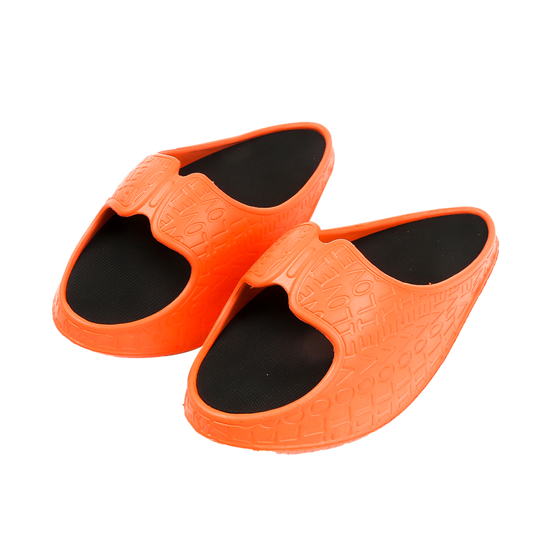 Mode Vrouwen Slippers Lichtgewicht Eva Meisjes Rocking Schoenen Indoor Tuin Schoenen Plus Size Luie Vrouwen Strand Slippers Ademend: Orange red / 38-40