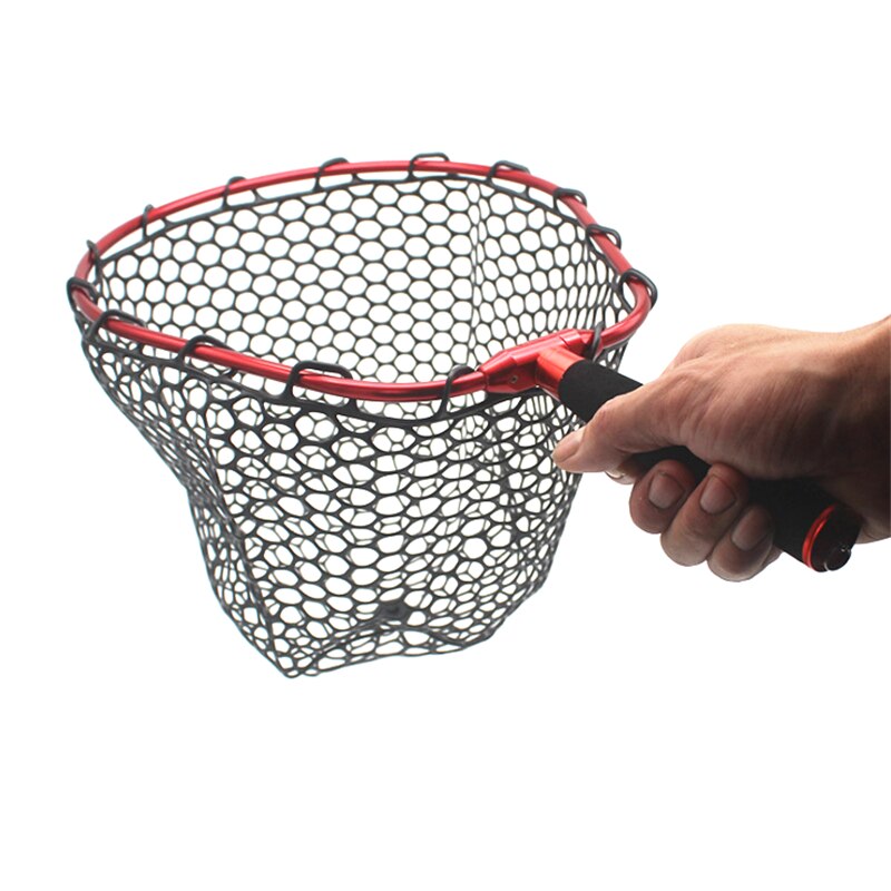 Telescopic Fishing Net Aluminum Alloy Landing Net Hand Net Telescoping Pole Folding Nets Network Fish Tackle Tools