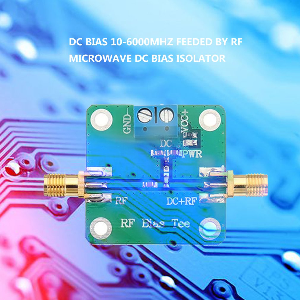 Dla szynka radio Rtl Sdr Lna niski poziom szumów wzmacniacz stronniczość trójnik szerokopasmowy 10-6000 Mhz 6ghz wtyczka DC w 12V przełączanie ONLENY UK