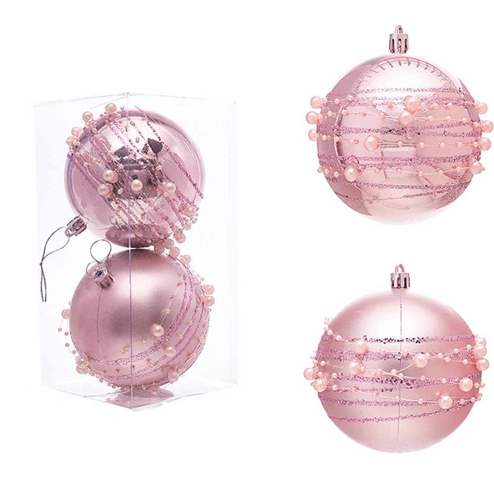 Pink Christmas Balls Pendants Pinecone Ice Cream Xmas Tree Hanging Ornaments Shatterproof Pentagram Merry Christmas Decor: army green