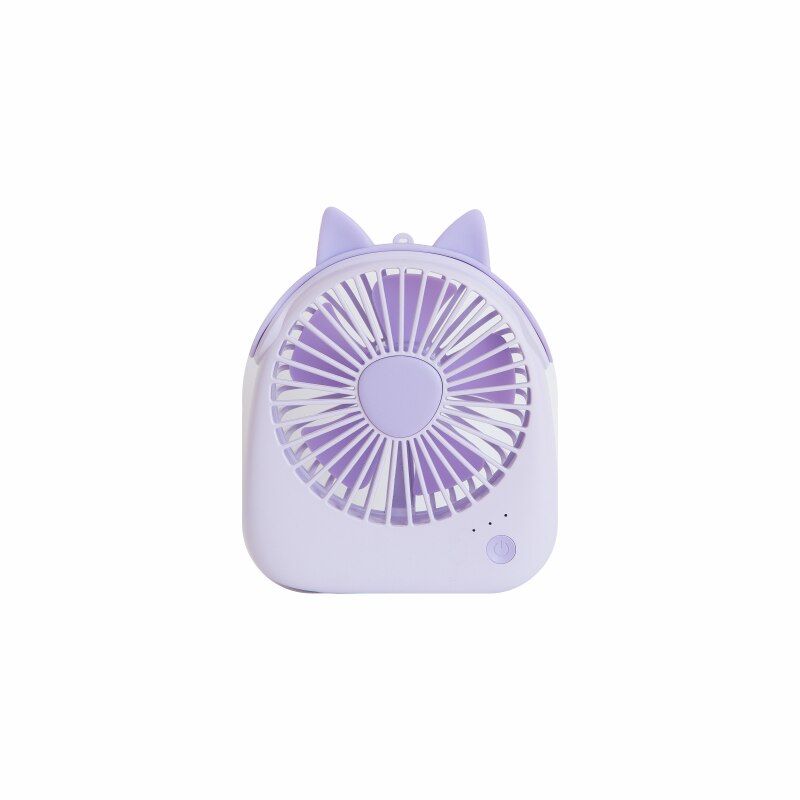 CAFELE Mini Fan Rechargeable USB Fan Portable Handheld Fan 3-Speed Mini USB Handy Small Desktop USB Cooling Fan Cooler: Purple