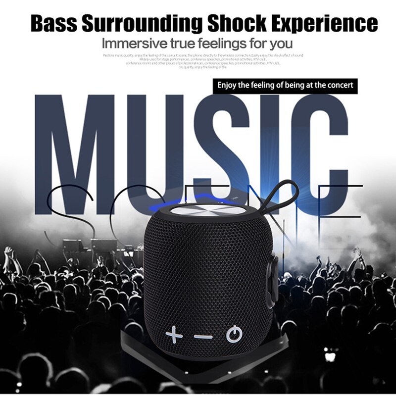 Outdoor Bluetooth Speaker IPX7 Waterproof Sound System stereo music surround Sports Outdoor Bluetooth Speaker TF USB AUX