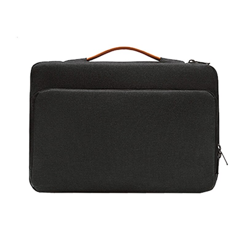 Men Portafolio Notebook Bag 15.6 for Macbook 13.3 14inch Office Business Thin Notebook Tablet Bag Messenger Bags Chain 13 Inches: black 13.3-14inch