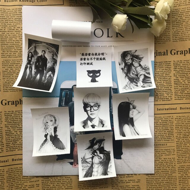 Printable Sticker Paper Roll Self-Adhesive Thermal Paper for PeriPage A6 Thermal Printer PAPERANG P1/P2 Mini Photo Printer: Gold