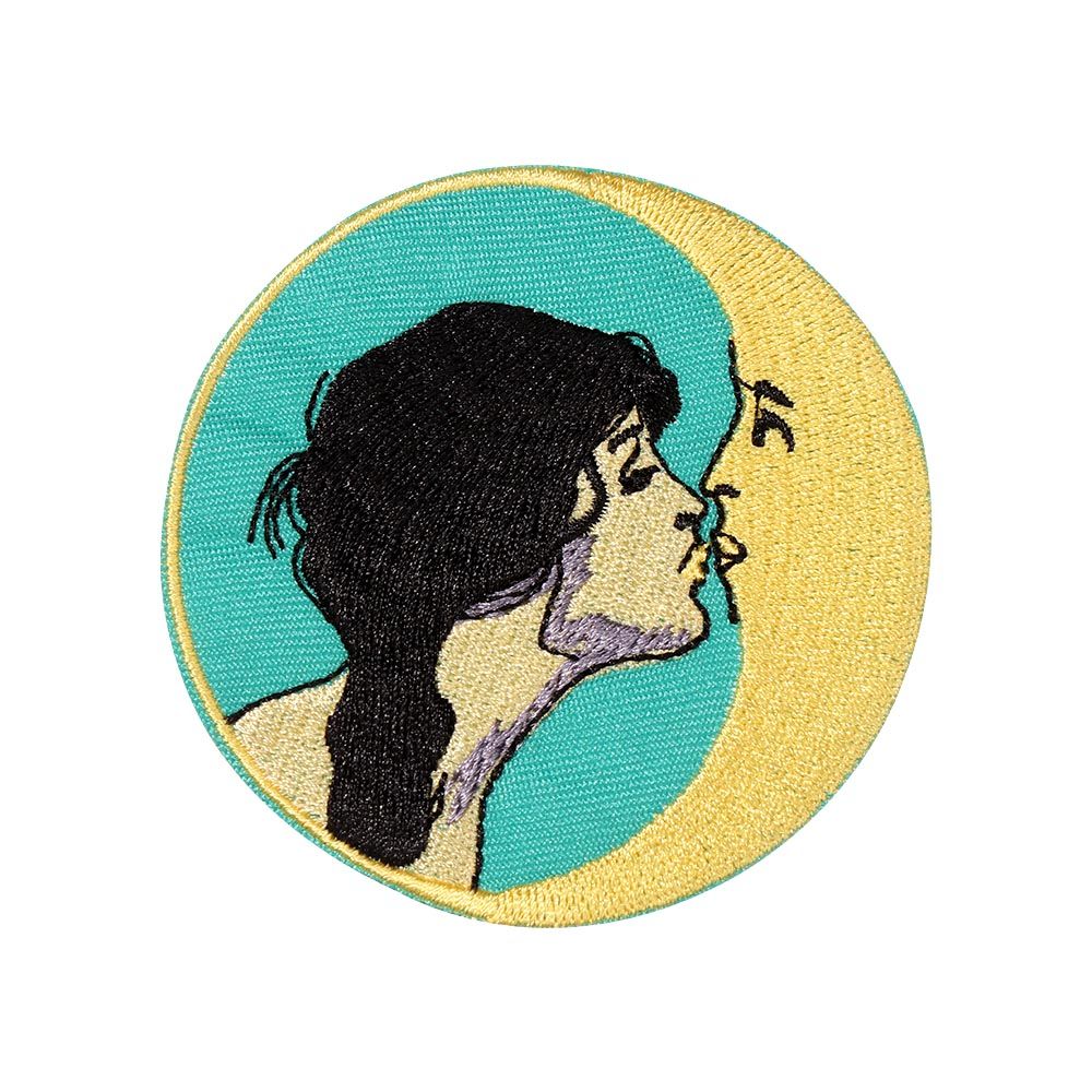 Sewing Clothing Heart Rainbow Whale Clothes Sticker Embroidery Patches Iron On Patch Moon: 1