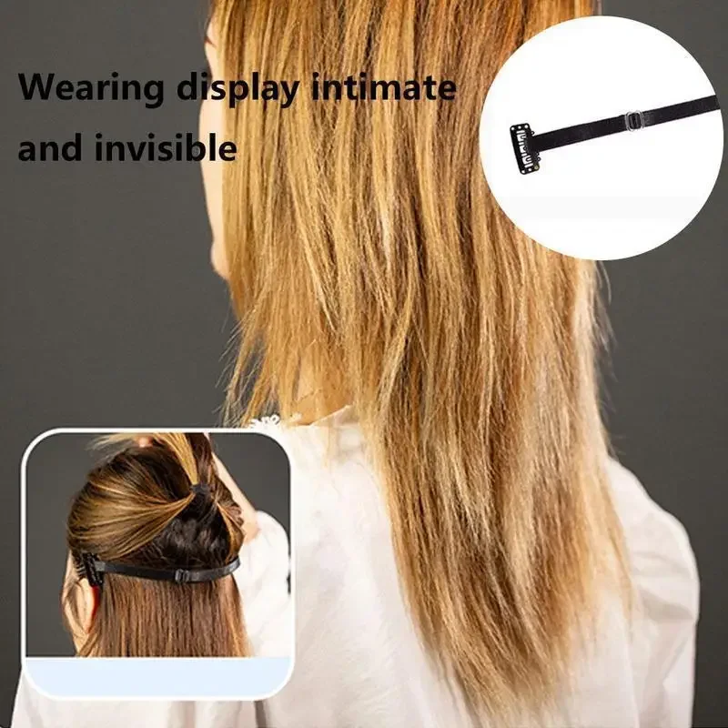 Banda de estiramiento facial instantáneo, horquilla Invisible para eliminar las arrugas de la cola de pez del ojo, Parche de estiramiento facial, cinta de estiramiento facial reutilizable