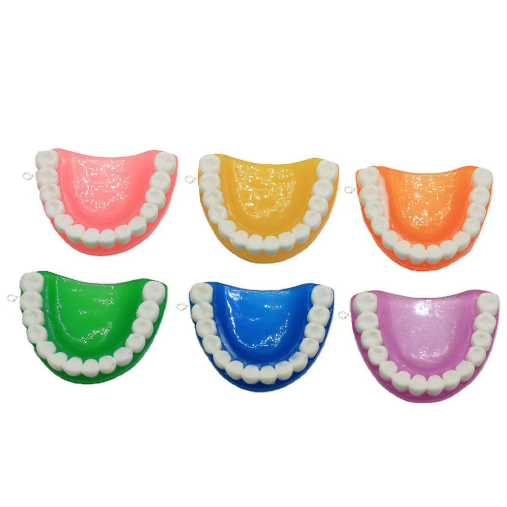 Yamily 6 st/harts tänder charm diy göra hängsmycken för nyckelring örhängen halsband