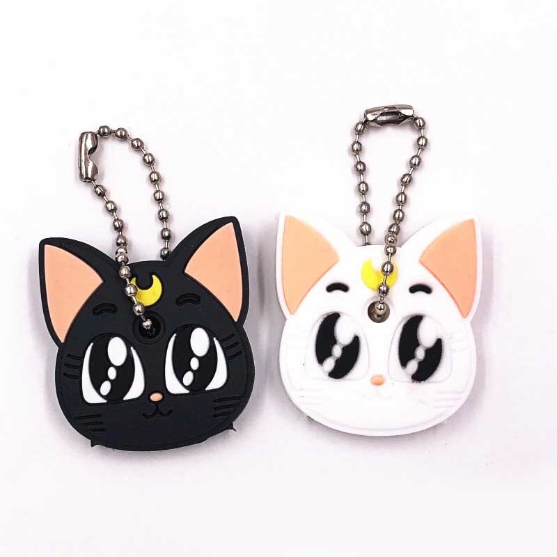 Leuke Cartoon Siliconen Beschermende Key Case Cover Voor Sleutel Controle Stofkap Houder Animatie Cijfers Key Hanger Sleutelhouder