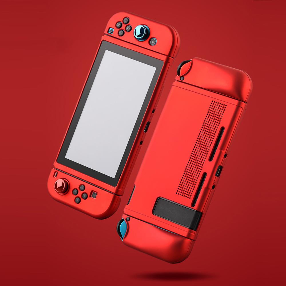 IBen Silicone Étui De Protection Pour Nintend Interrupteur En Caoutchouc Fendu Coque Peau Coque Pour Interrupteur Couverture NX NS Joycon: A021-Red