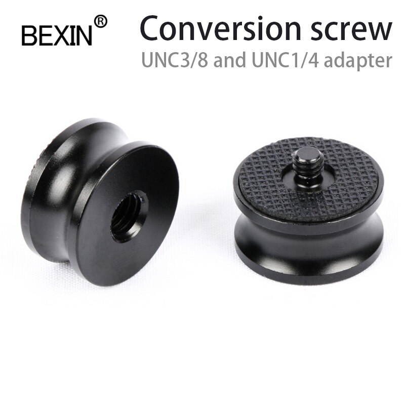 BEXIN ZH01/02 aluminium camera conversie schroef adapter quick release schroef mount voor camera tripod ball head monopod