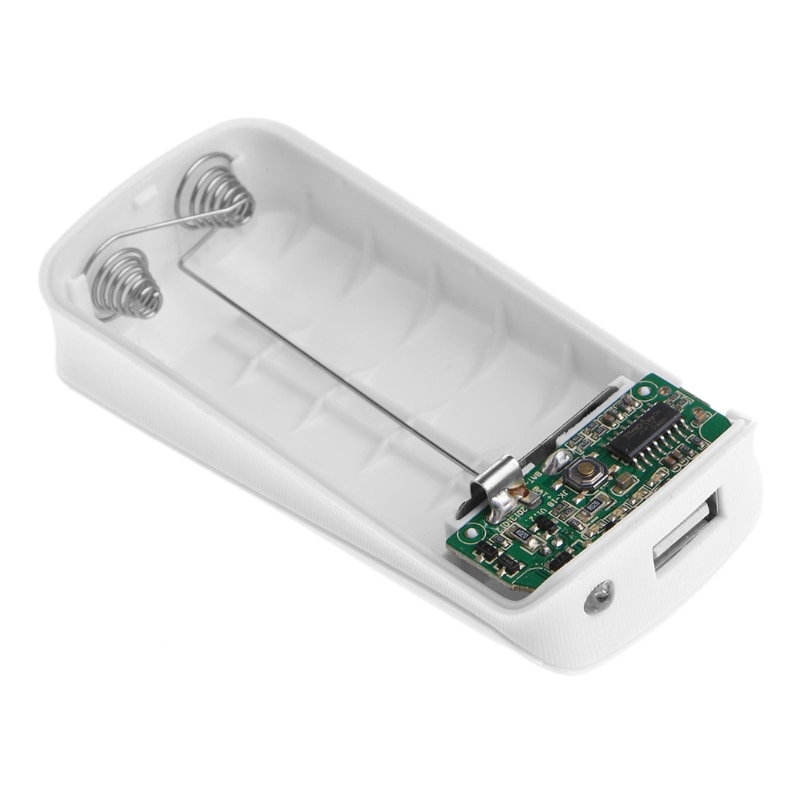 DIY Power Bank Case 2x 18650 Battery Charger External Box With LED Flashlight 37MC