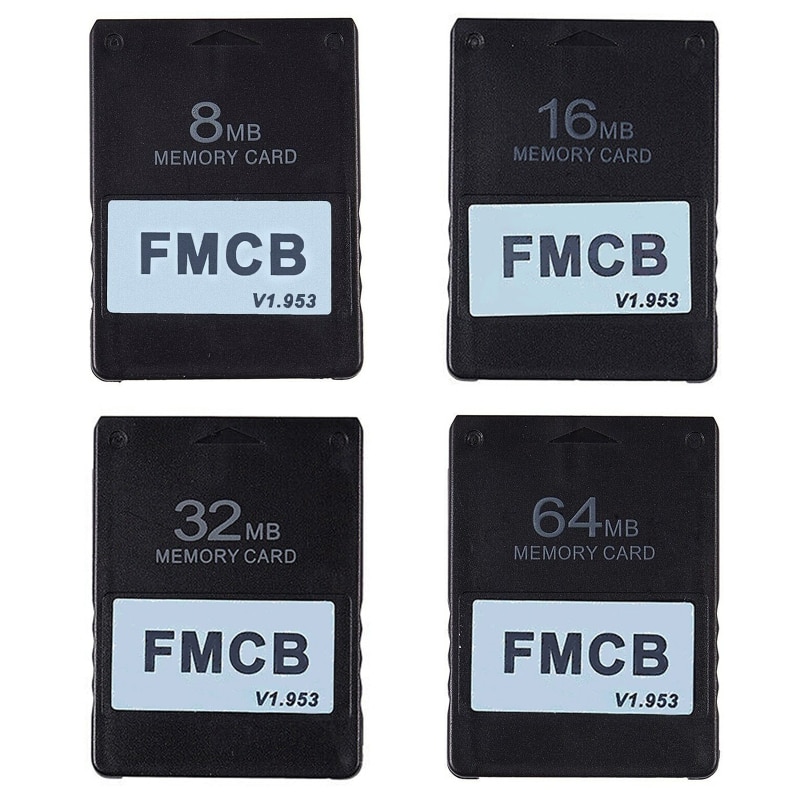 FMCB v1.953 Card Memory Card for PS2 Playstation 2 Free McBoot Card 8 16 32 64MB