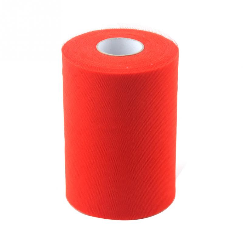 Tissu Tutu bobine de Tulle coloré 6 pouces x 100 Yards, jupe Tutu, nœud pour fête de mariage, artisanat