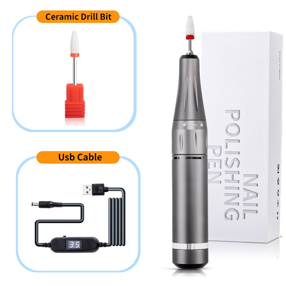 35000/20000RPM macchina per Manicure trapano per unghie fresa per Manicure accessori per Pedicure strumento per Nail Art punta per trapano per unghie