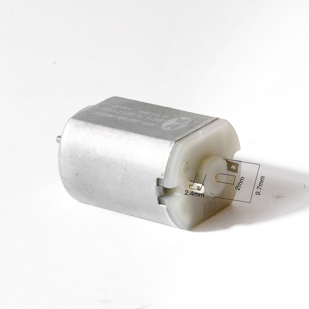 2-9V DC motor FF-390 PA, hair clipper drive motor, hair cut push motor 1500-8000RPM XFF-337SA for Kemei km etc