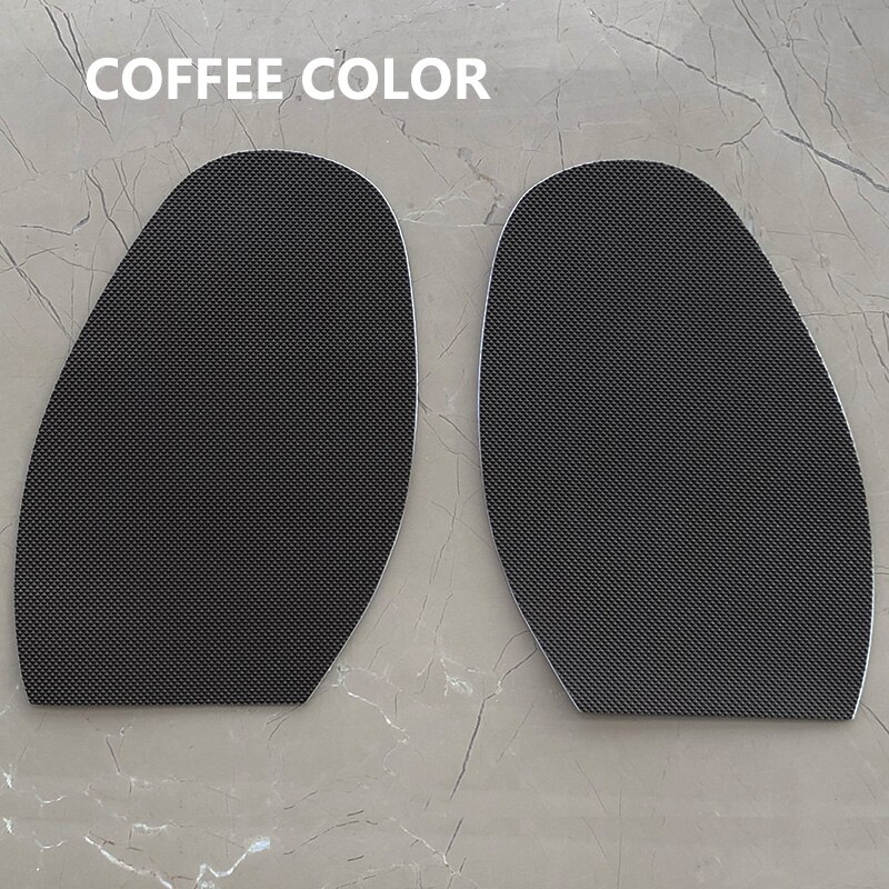 Wellstep 1 par sko såle beskyttere pad skridsikker selvklæbende halv forfod pude ydersål reparation pleje udskiftning anti skridsikkert greb: Kaffe