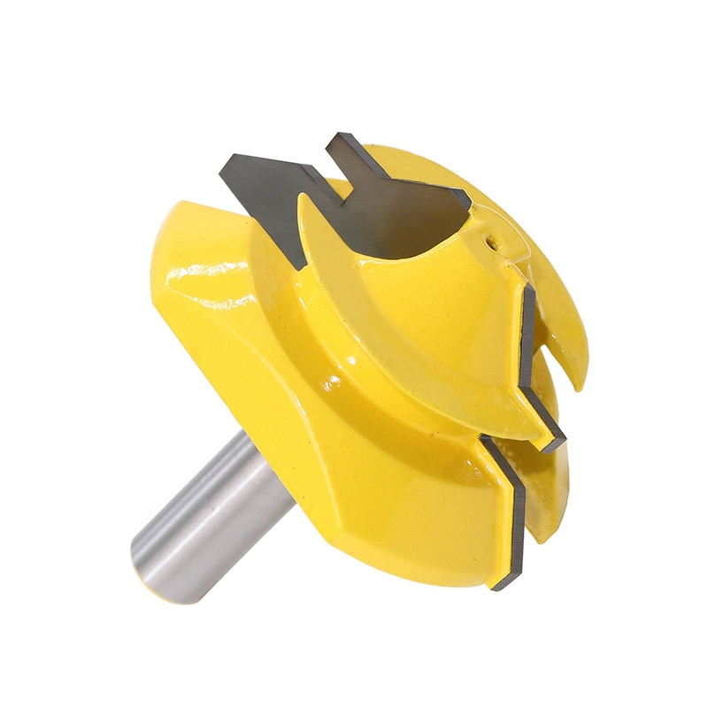 1/2 " 1/4 " 8mm- schachts 45- graden penfrees voor houtverbindingen houtbewerking frees rechte hoek cnc-gereedschapsbit