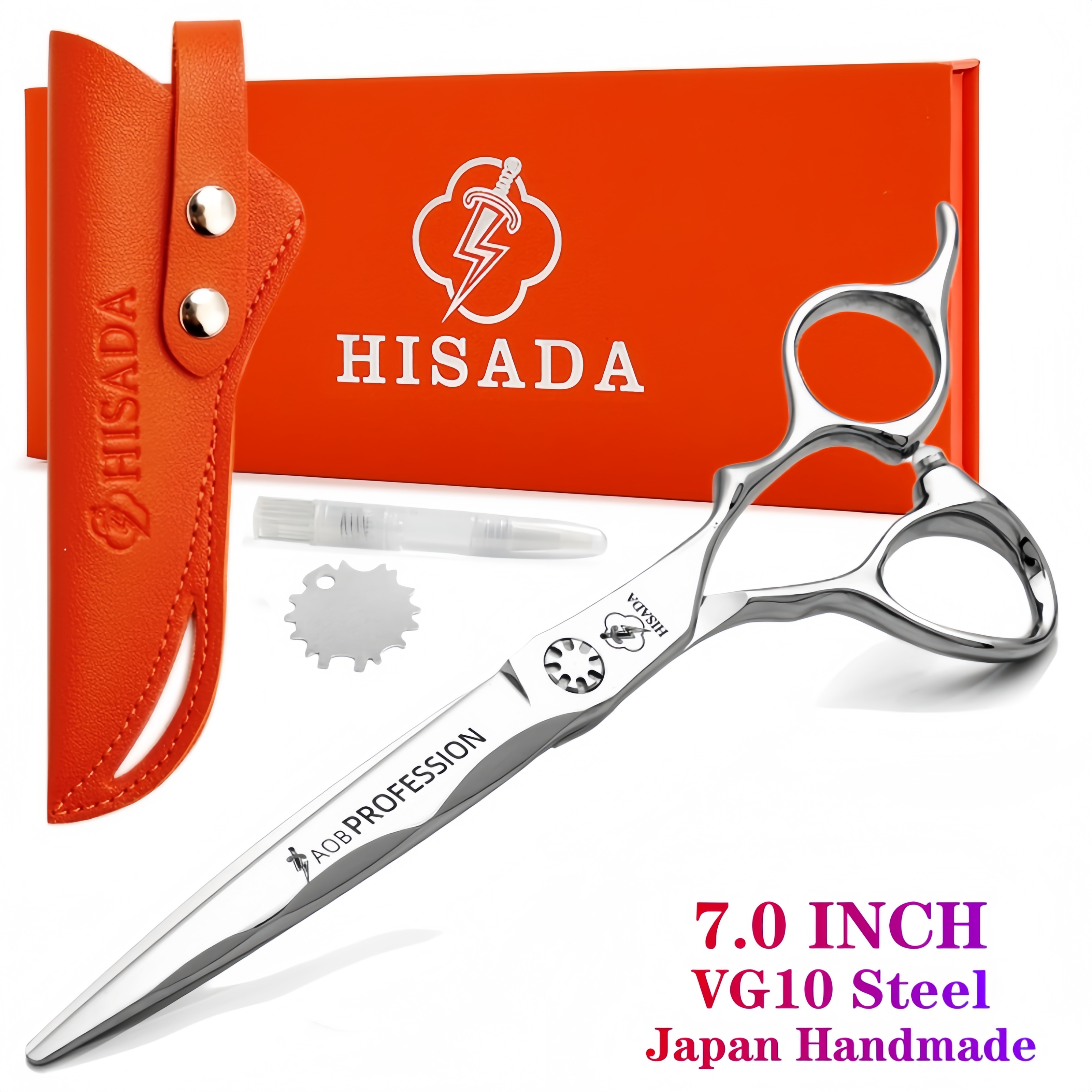 Hisada kappersschaar 5.5/6.0/6.5 inch roze kappersschaar haarknipmachine kappersaccessoires: Lichtgroen