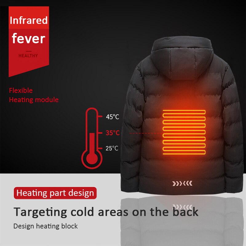 Vestes de cyclisme veste chauffante électrique USB Rechargeable en plein air hiver chauffé gilet thermique hommes randonnée chauffage gilets