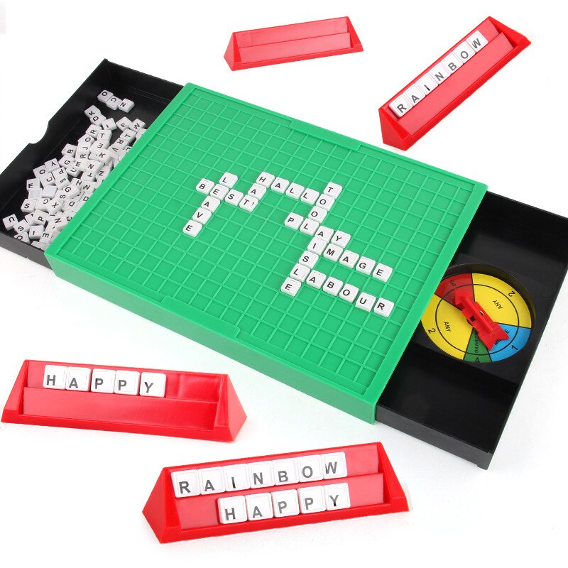 1 Set English Word Forming Game Kids Learning Spelling Words Game Educational Preschool Word Forming Game Set