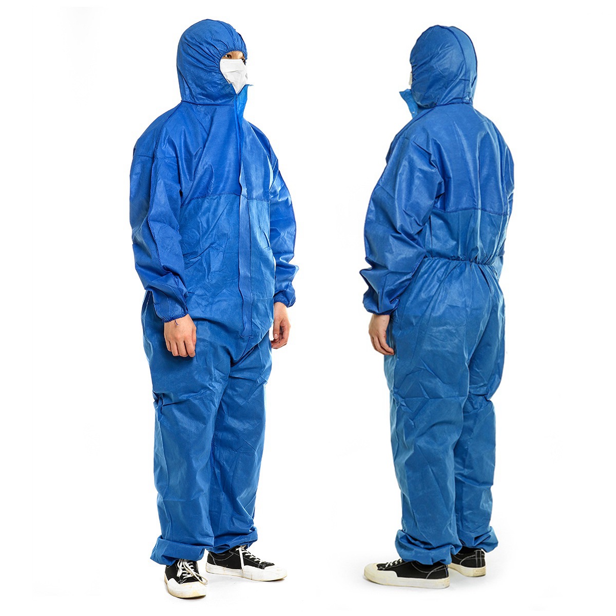 Waterproof One Time Disposable PP Oil-Resistant Protective Coverall for Spary Painting Decorating Clothes Overall Suit Workwear