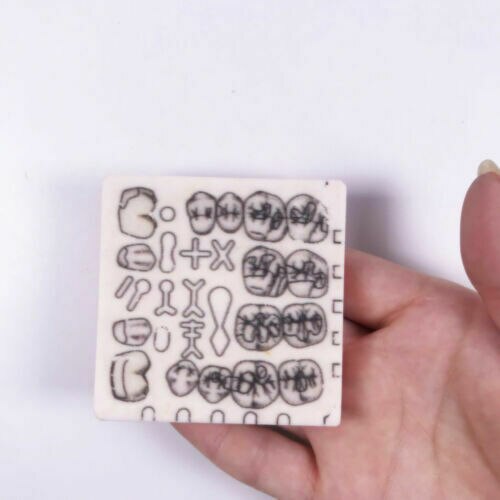 1PCS Dental Cavity Preparation Hole Dentin Shooch Practise Model Filling Template Practice Board High