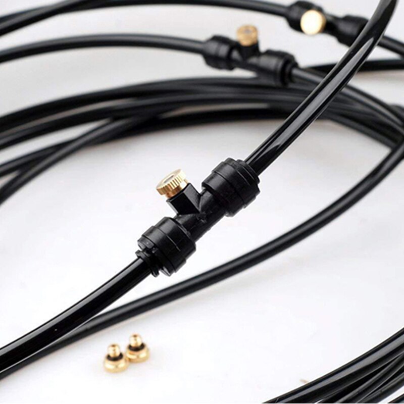 Mist Cooling System Portable Outdoor Garden/Patio Cooling System Cool System For Lawn Greenhouse Irrigation System 12M