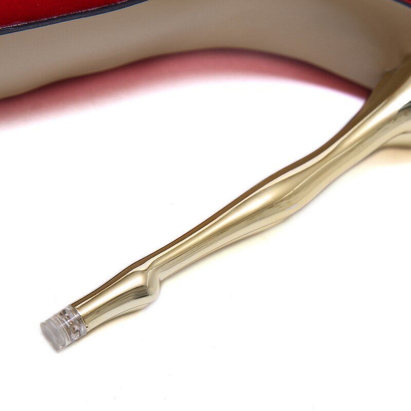 16cm Heel Ladies Pumps Red High Heel Shoes Strange Heel Platform Shoes Women Shoes Pumps Black Round Toe High Heels