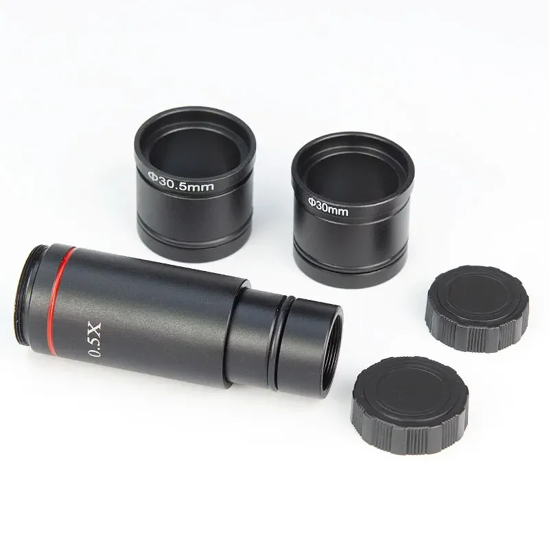 Adaptador de microscopio para cámara Digital C-Monut 0,5X para cámara CCD lente de relé ocular Digital 23,2mm 30mm 30,5mm