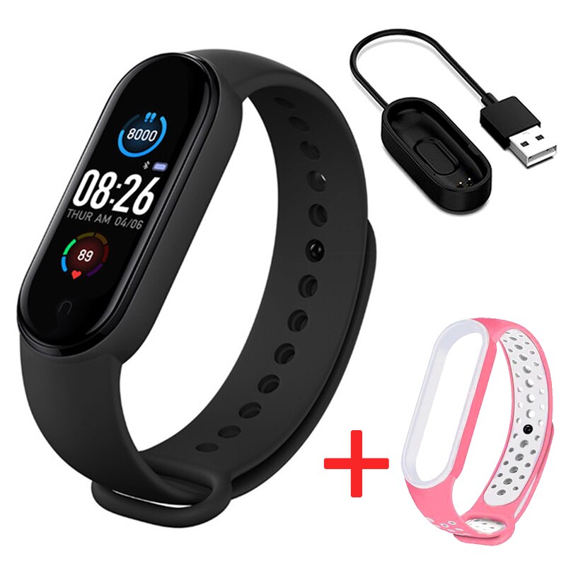 M5 Smart Watch Fitness Bracelet Band Trcker Sport Pedometer Blood Pressure Heart Rate Smarthwatch For Women Men Wristbands: 8