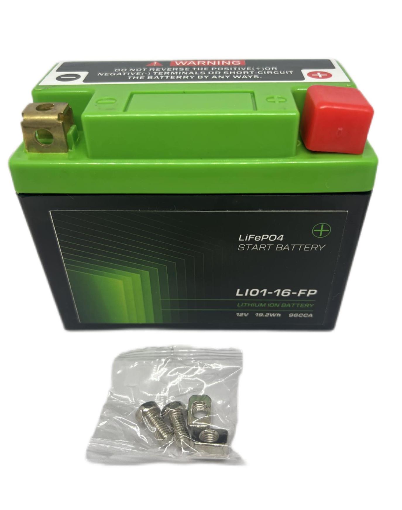 LI01-16-FP Generator Lithium Start Battery 12V 19.2Wh Replace HJ01L-16-GFP BT01L-16-GFP Generator Battery