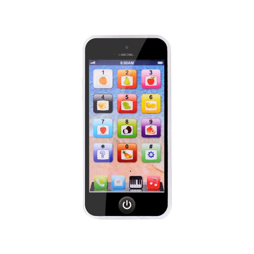 Engels Muziek Simulatie Learning Licht Speelgoed Mobiele Telefoon Verhaal Machine Vroege Onderwijs Speelgoed Mobiele Telefoon Met Usb-kabel: Default Title