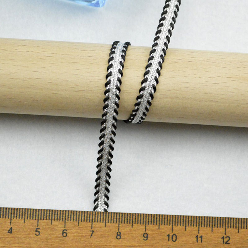 5 m/16,4 Fuß Profi Packung, 5 mm breit, Vorhang, Tausendfüßler, Spitze, gebogener Wellenbesatz, handgefertigt, DIY-Handwerk, Nähbesatz, Bänder, BH-Vorhang-Dekoration: Antike Durcheinander