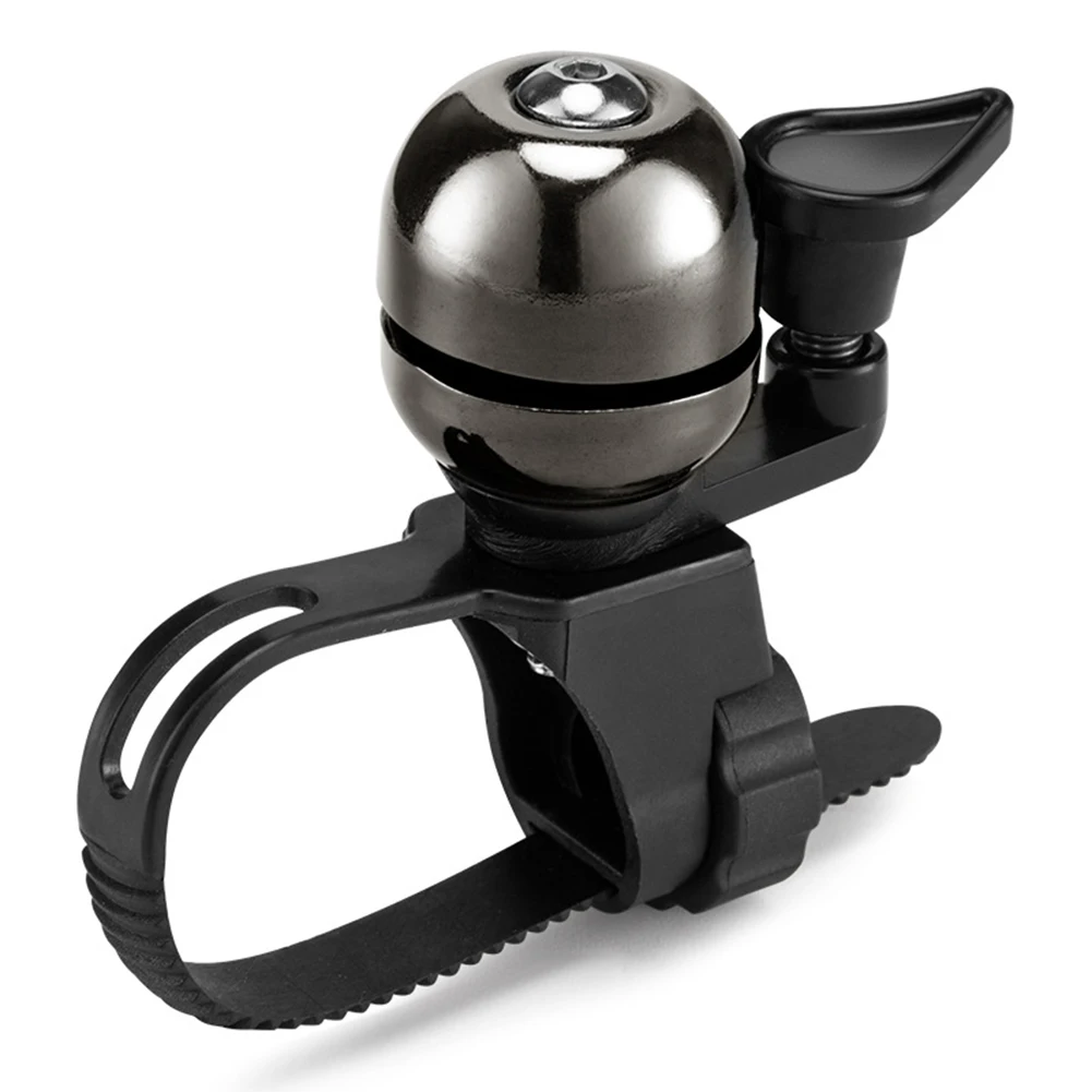 Anillo Vintage para bicicleta, sonido claro, campana Retro para bicicleta de montaña y carretera, bocina de advertencia de seguridad en ciclismo, accesorios para bicicleta, campana clásica: Negro