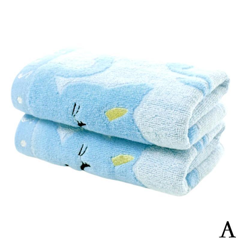 1pcs Baby Towel Pure Cotton Bamboo Fibre Bath Towel Super Accessories Bath Cartoon Absorbent Baby Towel Face Baby C0I4: A