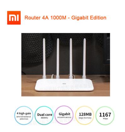 Xiao mi mi WIFI Router 4A WiFi Repeater 1167Mbps Dual Band Dual Core 2,4G 5Ghz 802.11ac Vier antennen APP Control Wireless Router: Add EU Plug / 4A 1000M Edition