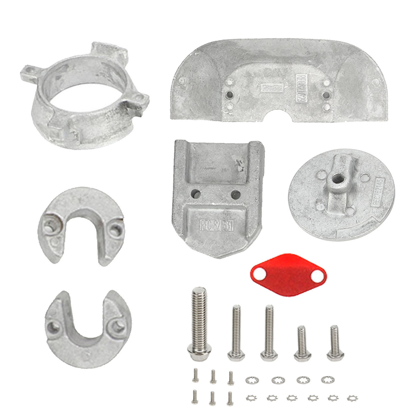 Aluminium Anode Kit 888756Q01 High Strength Rustproof for Mercruiser Alpha 1 Generation 2 Sterndrives: Default Title