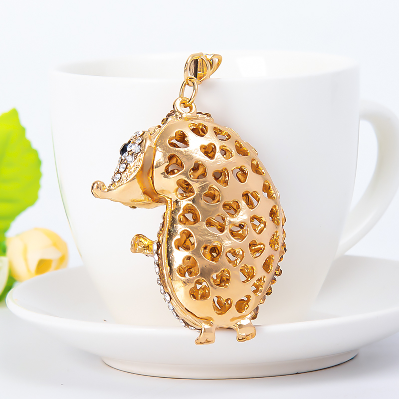 Egel Speelgoed Sleutelhanger Ring Hanger Knuffel Dier sleutelhanger Auto Tas Prachtige Kleine Hanger Paar Sleutelhanger