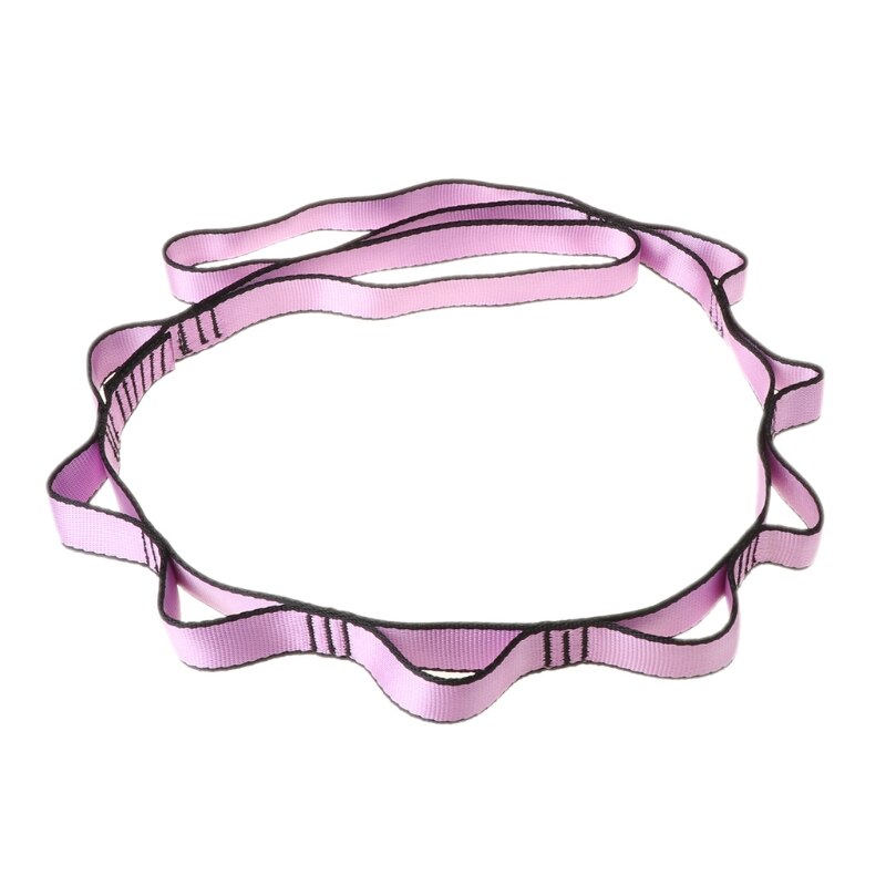 Climbing Nylon Daisy Chain Rope With Loops Yoga Hammock Hanging Strap Bandlet RXBB