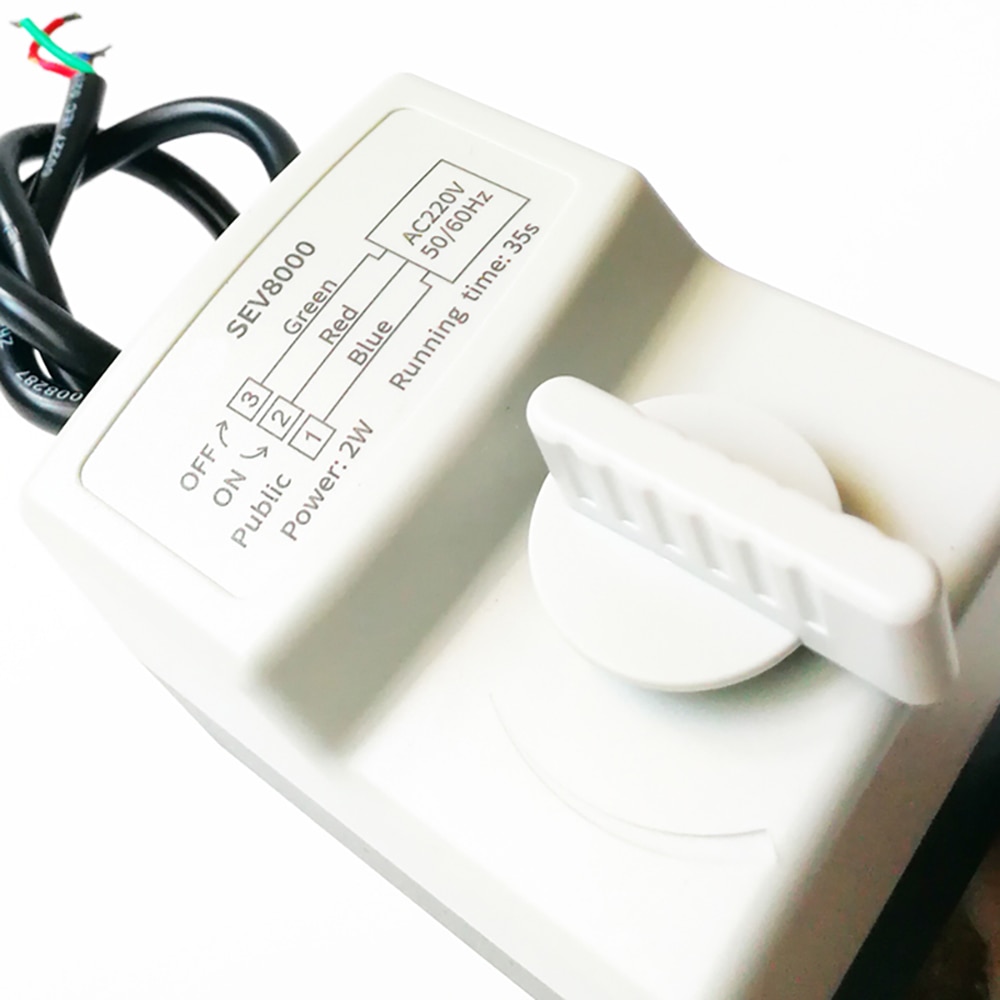 3/4 inch Electric valve with manual override, 220V electric automated ball valve DN20 2-way brass valve used for water supply