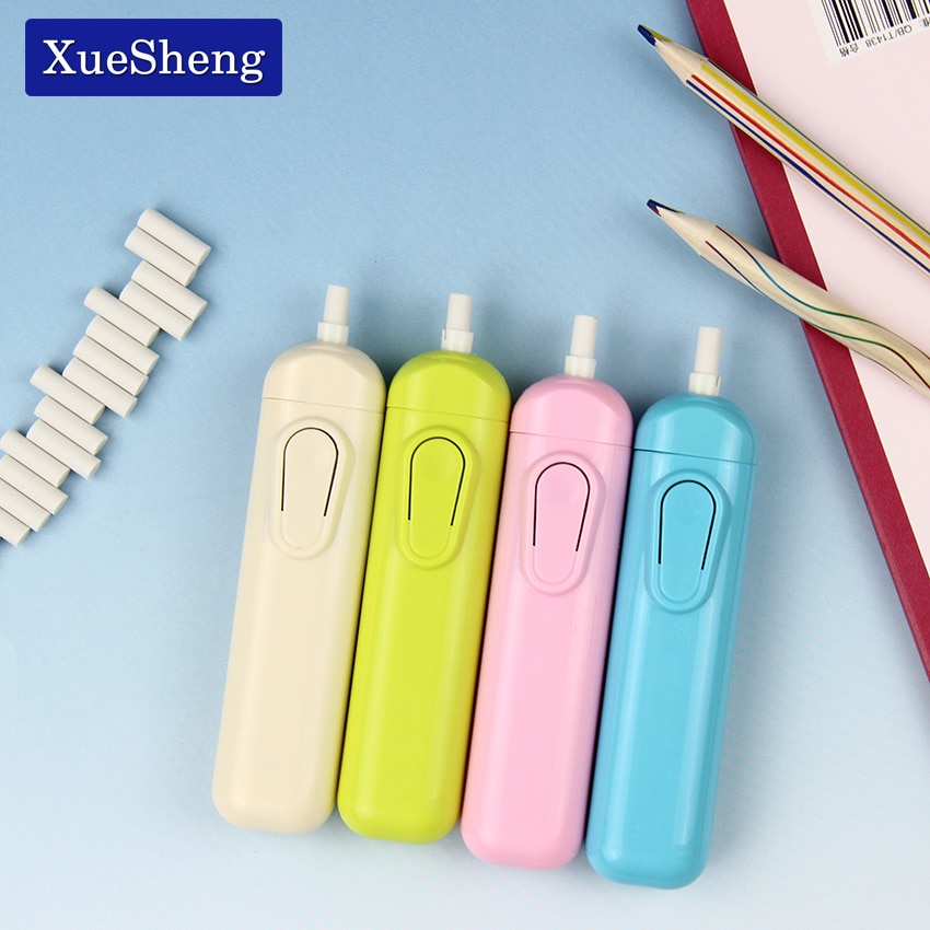 1 PC Battery Operated Eraser Electric Eraser Automatic School Supplies Stationery Child Day Material Escolar