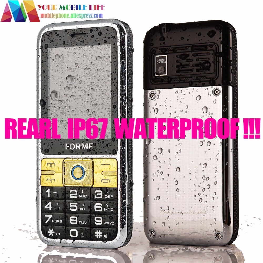 Echt IP67 Wasserdicht Stoßfest Staubdicht Original FORME Dual Sim draussen Metall praktisch (Besser als stein v3 Nein. 1 a9)