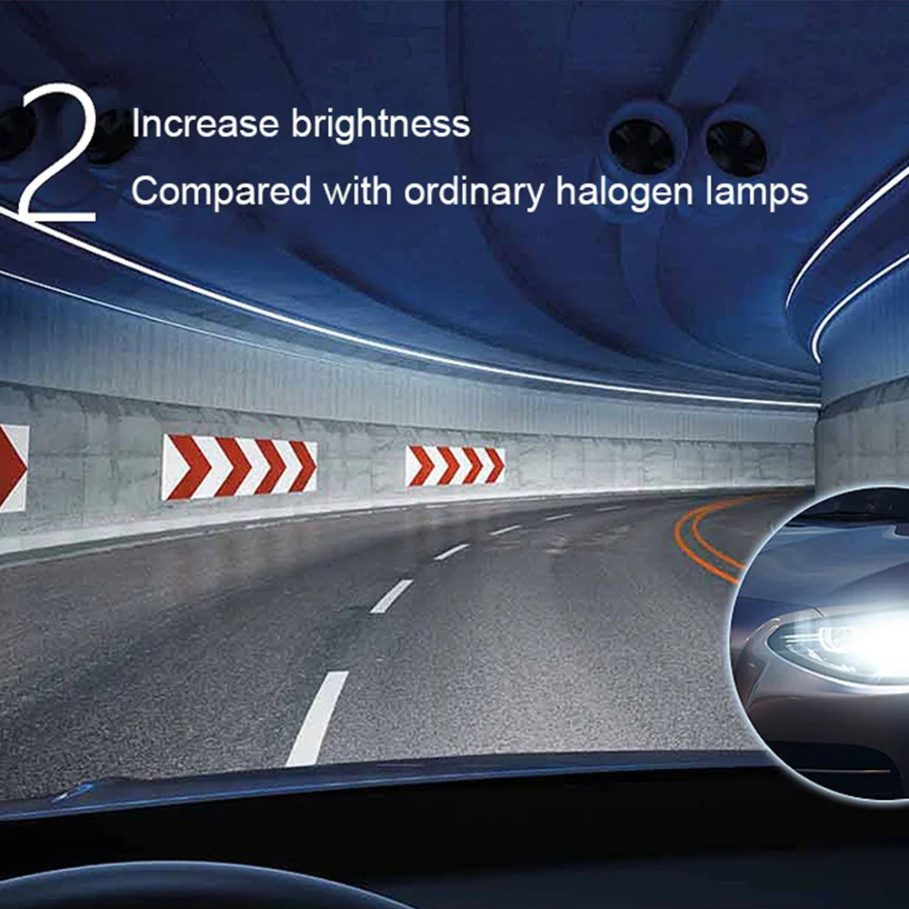 Osram cool blue hyper white  h7 h4 h1 h11 hb3 9005 hb4 9006 halogenforlygte billygte hi/lo-stråle 5300k 12v 55w pære  (2 stk.)