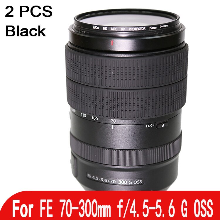 Protecteur d'anneau de Zoom de mise au point d'objectif d'appareil-photo de Silicone en caoutchouc pour SONY EF 70-300mm F/4.5-5.6G OSS reflex numérique