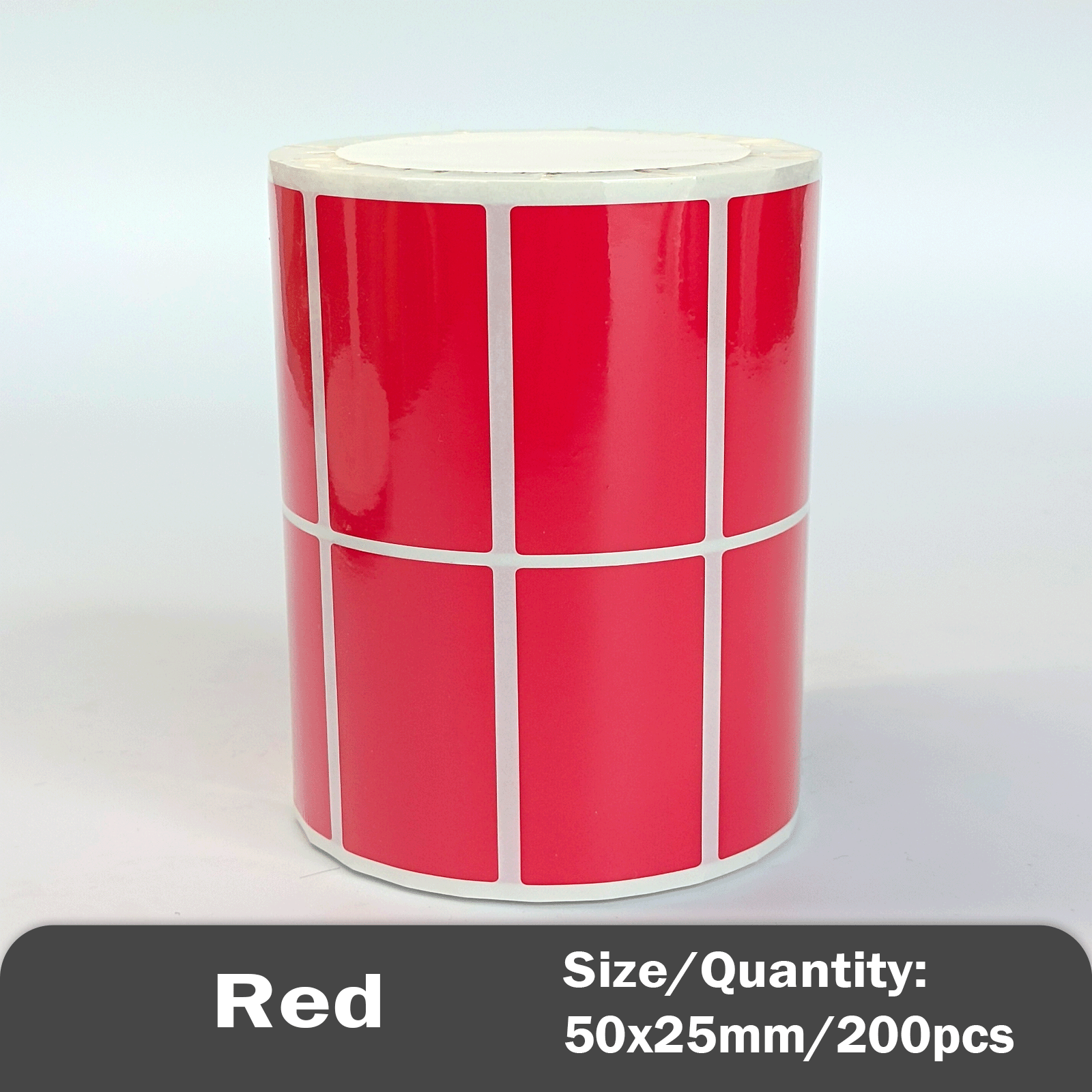 Customizable Red Security Seal Labels tamper-proof sticker Unique Serial Numbers-Void if Tampered Custom content: WHITE