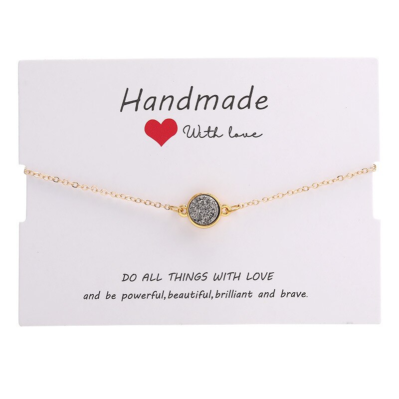 Bridesmaid friendship bracelet bridal shower bride to be Bachelor party favor wedding souvenir: Gray