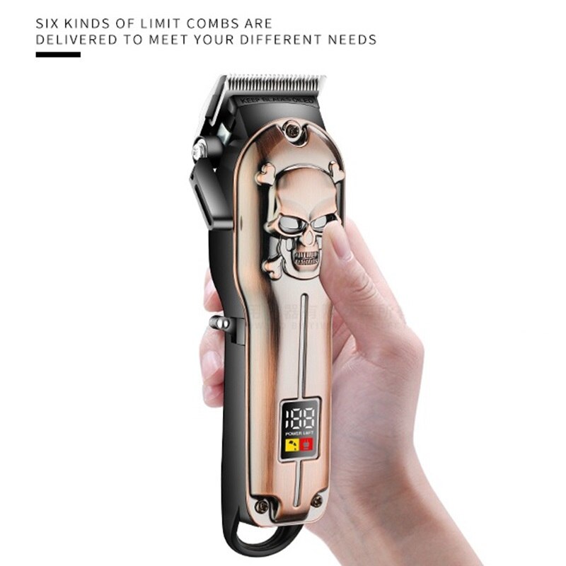 Original taper lever adjustable finishing electric hair clipper barber shop LED display hair trimmer beard haircut