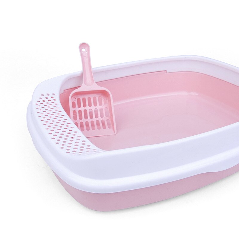 Puppy kat binnenhuis plastic zandbak met schepje kattenbak kattenbak hond lade huisdier hondentoilet bedpan katten toilettraining kit