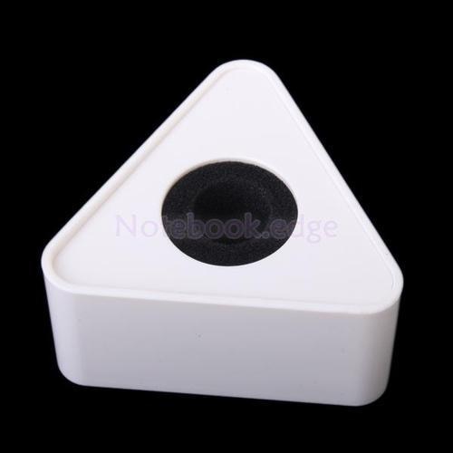 ABS material triangle interview microphones microphone sticker triangle white box